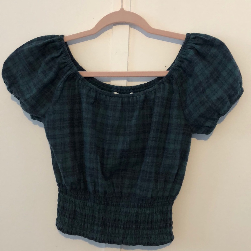 Aeropostale plaid crop top